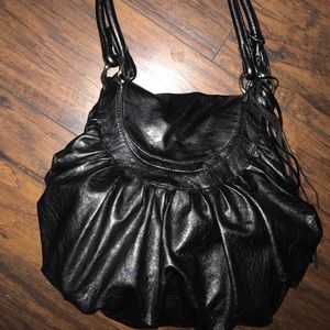 Black Leather Small (HoBo Bag )